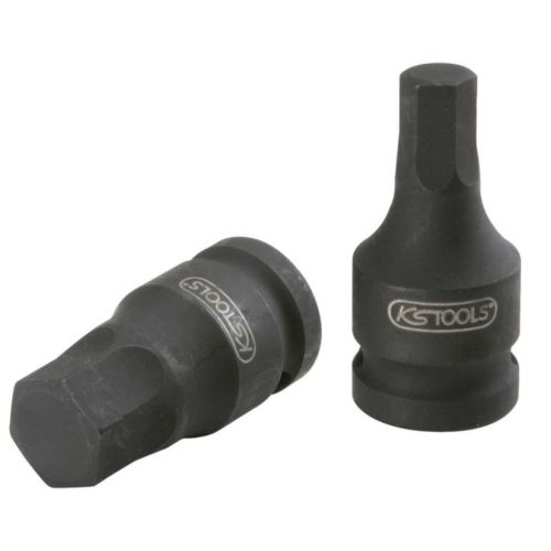 Douille tournevis à chocs 6 pans 3/8'' 12 mm KS TOOLS 515.1592 photo du produit Principale L