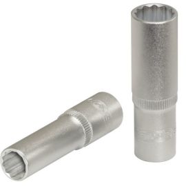 Douille ULTIMATE Ks tools 12 pans 1/4'' longue en acier chrome vanadium - 917.15 photo du produit Principale M