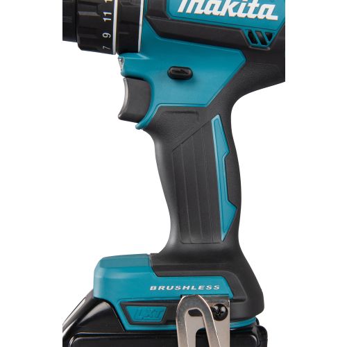Perceuse-visseuse à percussion 18 V + 2 batteries 3 Ah + chargeur rapide coffret MAKPAC MAKITA DHP485RFJ photo du produit Secondaire 11 L
