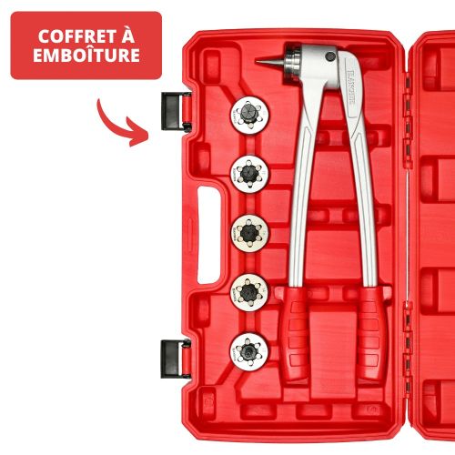 Coffret pince à emboîture (tube D) pour Professionnels