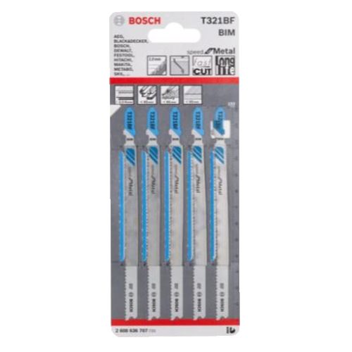 Lames de scie sauteuse T 321 BF Speed for Metal BOSCH 2608636707 photo du produit Secondaire 2 L