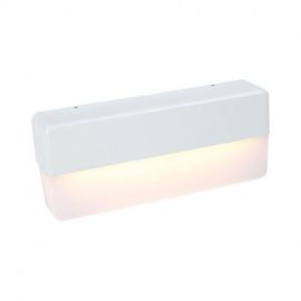 Applique murale LED Miidex Lighting 12 W 230 V 3000 K blanc IP65 - 7045 photo du produit Principale M