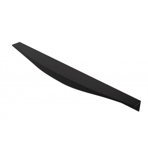 Poignéee profil courbe plat de longueur 290 mm entraxe 224 mm aluminium finition noir mat CADAP P0524/290/101S photo du produit Principale L