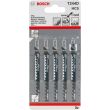 5 lames de scie sauteuse T 244 D Speed for Wood BOSCH 68008630058 photo du produit Secondaire 1 S