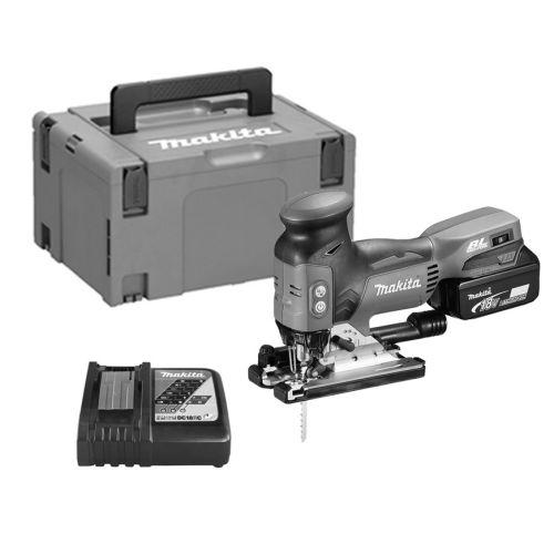 Scie sauteuse LXT 18V + 2 batteries 5Ah + chargeur en coffret MAKPAC - MAKITA - DJV181RTJ pas cher