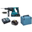 Perfo-burineur SDS Plus 18 V + 2 batteries 5 Ah + chargeur + coffret MAKPAC MAKITA DHR243RTJ photo du produit