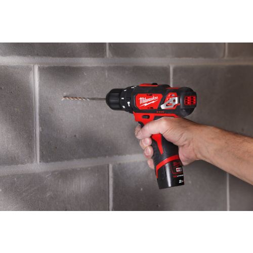 Perceuse-visseuse à percussion 12 V M12 BPD-202X + 2 batteries 2 Ah + chargeur + HD BOX MILWAUKEE 4933446045 photo du produit Secondaire 7 L