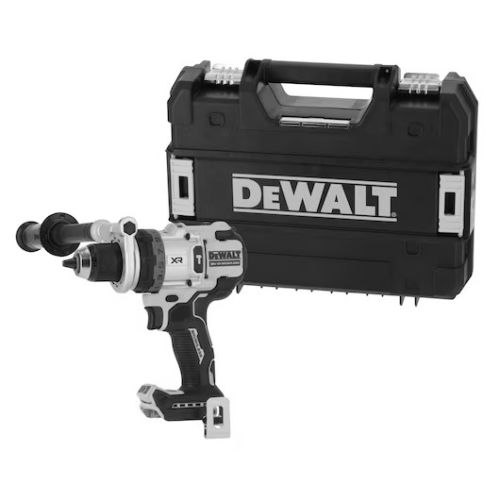 Perceuse-visseuse &agrave; percussion Pr&eacute;mium XR 18V Brushless 3 vitesses (sans batterie ni chargeur) avec T-STAK - DEWALT - DCD1007NT-XJ pas cher