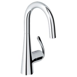 Mitigeur évier bec haut CONCETTO mousseur extractible GROHE 32663-003 -  GROHE - 32663-003