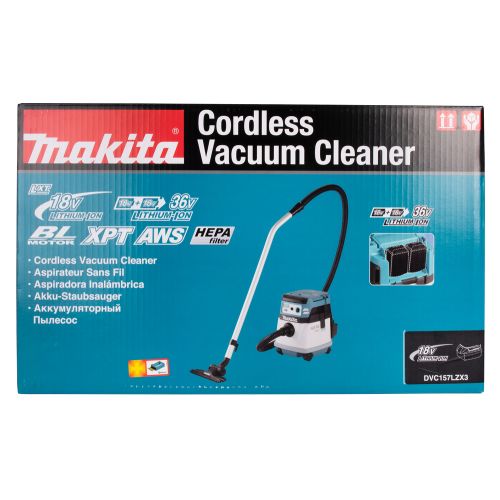 Aspirateur 2 x 18 V Li-Ion LXT (sans batterie ni chargeur) en boîte carton MAKITA DVC157LZX3 photo du produit Secondaire 7 L