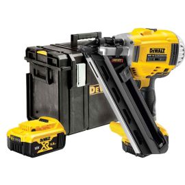 Cloueur de charpente Dewalt XR 18 V + 2 batteries 5 Ah Li-ion + chargeur multi voltages en coffret - DCN692P2-QW pas cher Principale M