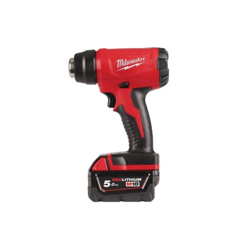 Décapeur thermique 18 V M18 BHG-502C 470° + 2 batteries 5,0 Ah + chargeur + coffret MILWAUKEE 4933459772 photo du produit