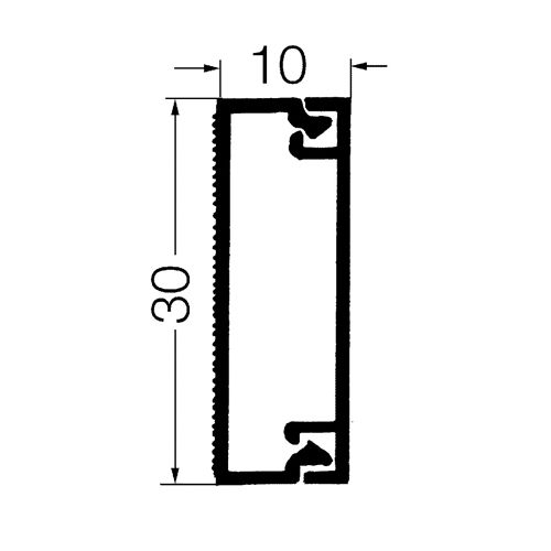 Moulure AX 2 m blanc 50 x 20 mm sans cloison OBO BETTERMANN 6131612 photo du produit Secondaire 2 L