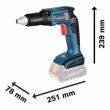Visseuse plaquiste Bosch GSR 18 V-EC TE 18 V + 2 batteries Procore 8.0 Ah + chargeur + L-BOXX photo du produit Secondaire 1 S