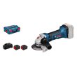 Meuleuse Bosch GWS 18-125 V-LI 125 mm + 2 batteries ProCORE 18 V 8.0 Ah + chargeur + L-BOXX photo du produit