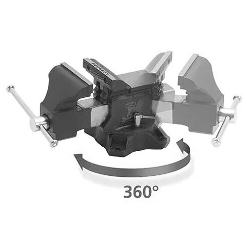 Etau d'établi pivotant EBT125 125mm - PEUGEOT OUTILLAGE - 100705 pas cher Secondaire 2 L