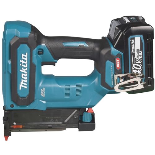 Cloueur finette 23 Ga XGT 40 V max Li-Ion + batterie 2,5 Ah + chargeur + coffret MAKITA PT001GD101 photo du produit Secondaire 2 L