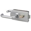 Serrure de milieu réversible 9845R40 aluminium naturel METALUX NM9845R400 photo du produit