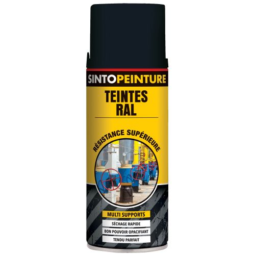 Aérosol gris foncé RAL7016 400ml peinture de maintenance - SINTO - 920340 pas cher