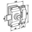 Verrou SUPER-SURETÉ cuirasse double entrée sans bille BRZ - BRICARD - 3388.000 pas cher Secondaire 2 S