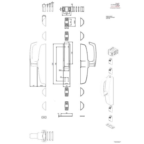Cr&eacute;mone pompier &agrave; poign&eacute;e tournante gris LA CROISEE DS DS7195-007 photo du produit Secondaire 1 L