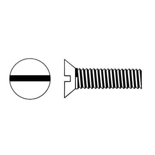 Vis à métaux tête fraisée fendue 4.8 DIN 963 3X16 boîte de 500 - GFD - 515012 pas cher Secondaire 1 L