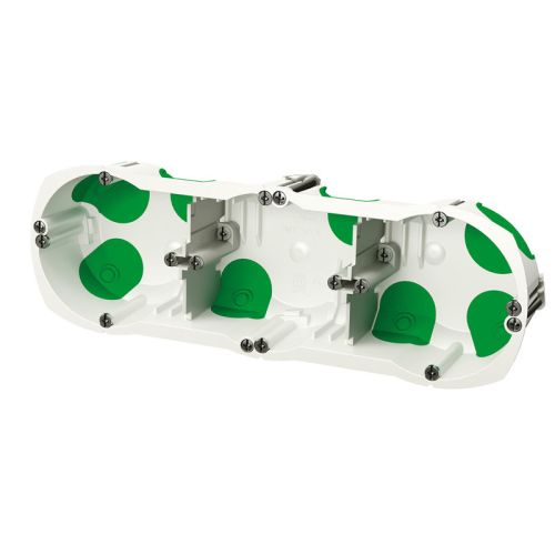 Boîte d’encastrement étanche MULTIFIX AIR avec vis 3 postes P 39mm - SCHNEIDER ELECTRIC - IMT35248 pas cher