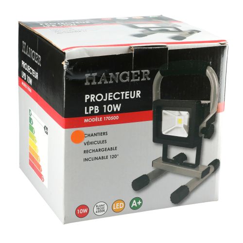 Projecteur chantier LED 10 W sur batterie Lithium HANGER 170500 photo du produit Secondaire 5 L