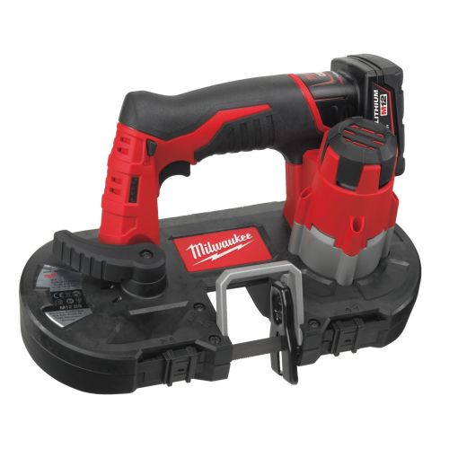 Scie à ruban 12V M12 BS-402C une main + 2 batteries 4 Ah + chargeur en coffret MILWAUKEE 4933441805 photo du produit Secondaire 1 L