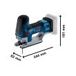 Scie sauteuse 18 V GST 18V-155 SC + 2 batteries ProCore 4 Ah + chargeur en coffret L-BOXX BOSCH 06015B0002 photo du produit Secondaire 1 S