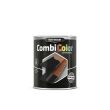 Primaire de protection antirouille et finition CombiColor Original noir mat pot 750ml - RUST-OLEUM - 7378.0.75 pas cher