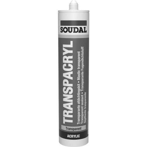 Mastic Transpacryl acrylique transparent cartouche 310ml - SOUDAL - 102901 pas cher Principale L