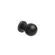 Bouton de porte JADE BP02 diamètre 55 mm noir mat Héraclès B-INOX-BP02N photo du produit