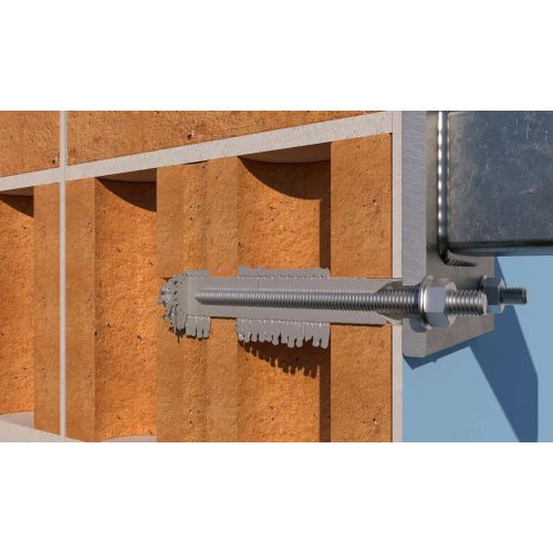 Tige filet&eacute;e ADX BI 6x70 &eacute;crou + rondelle photo du produit Secondaire 1 L
