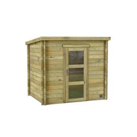 Abri de jardin en bois NICIA Modern Forest Style photo du produit Principale M