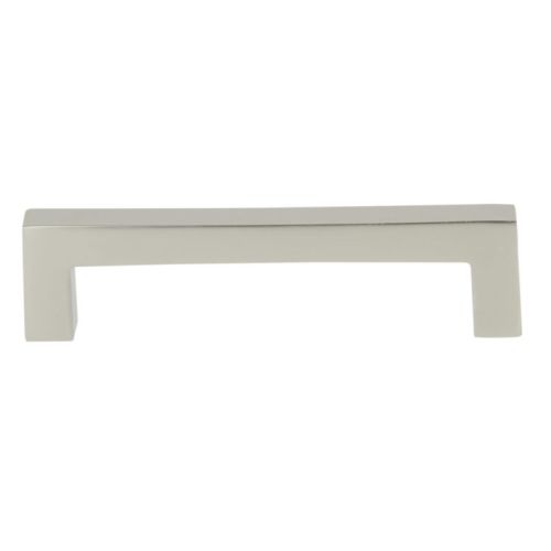 Poignée rectangle fine entraxe 96 mm aluminium finition nickel velours CADAP P0569/96/18S photo du produit Principale L