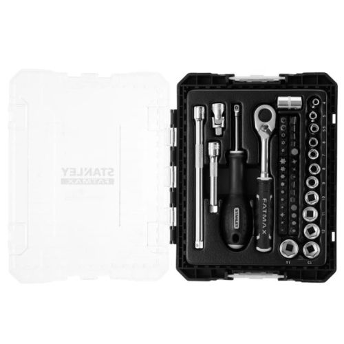 Coffret douilles STAKBOX M 1/4'' jeu 48 pièces - STANLEY FATMAX - FMMT98101-0 pas cher Secondaire 2 L