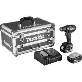 Perceuse visseuse 18V avec accessoires + 2 batteries 5Ah + chargeur rapide + coffret - MAKITA - DDF485TX2B pas cher Principale M