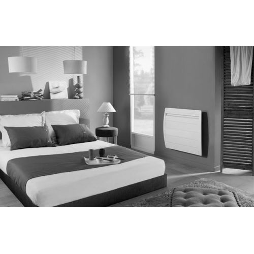 Radiateur électrique chaleur douce NIRVANA DIGITAL horizontal blanc 750W - ATLANTIC - 507407 pas cher Secondaire 1 L