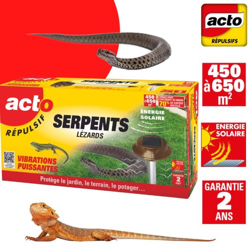 Répulsif vibration pour les serpents et lézards photovoltaïque ACTO REPULSIF RUSS1 photo du produit Secondaire 2 L