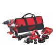 Pack Powerpack de 5 outils de 18 V M18 CBLPP4B-502B + 2 batteries 5 Ah + chargeur + sac de transport MILWAUKEE 4933464814 photo du produit