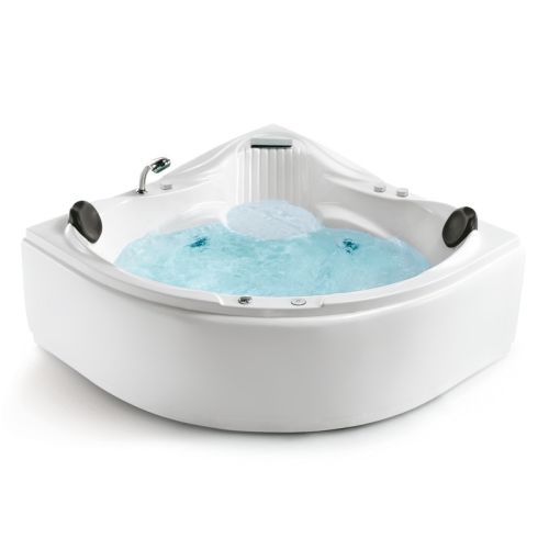 Baignoire balnéo MAKEMO 150 ICONFORT en angle - THALASSOR - MAKEMO150-IC pas cher