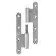 Paumelle à bouchons 140x55mm bout rond gauche - JARDINIER MASSARD - J532335 pas cher