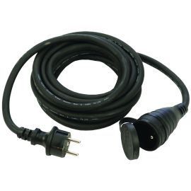 Prolongateur professionnel XPERTY noir fiche et prise 16 A 250 V photo du produit Principale M