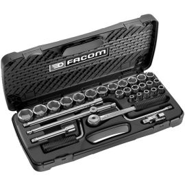 Coffret de douilles 1/2" 6 pans métriques S.441AP pas cher Principale M