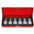 Jeu de 6 douilles tournevis à chocs 6 pans 3/4 '' 14 à 24 mm KS TOOLS 515.0000 photo du produit Secondaire 2 S