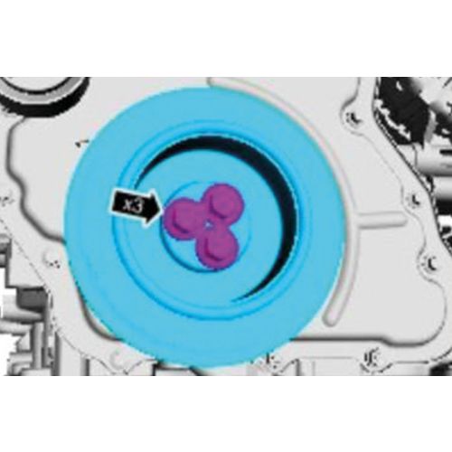 Clé de maintien du vilebrequin pour Ford KS TOOLS 400.9003 photo du produit Secondaire 1 L