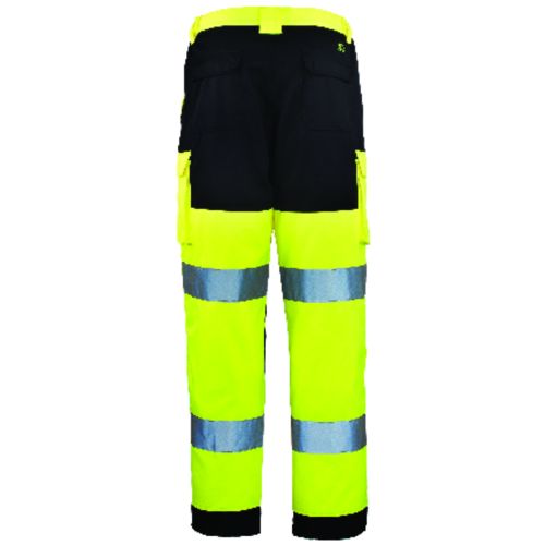 Pantalon de travail homme à haute visibilité multipoches PATROL hi-viz jaune/marine TL - COVERGUARD - 7PAJPL pas cher Principale L