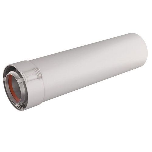 Conduit Rolux gaz 80/125 mm Alu/PVC 1000 mm UBBINK 228542 photo du produit Principale L