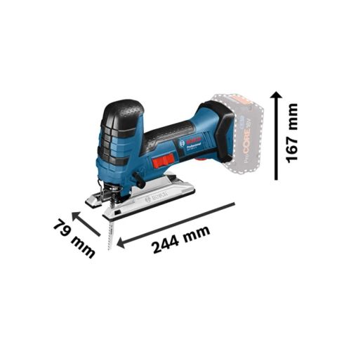 Kit 6 outils 18 V (GSR55/GBH22/GWS10/GSA18/GST18/GKS57) + 3 batteries 4 Ah + chargeur BOSCH photo du produit Secondaire 11 L